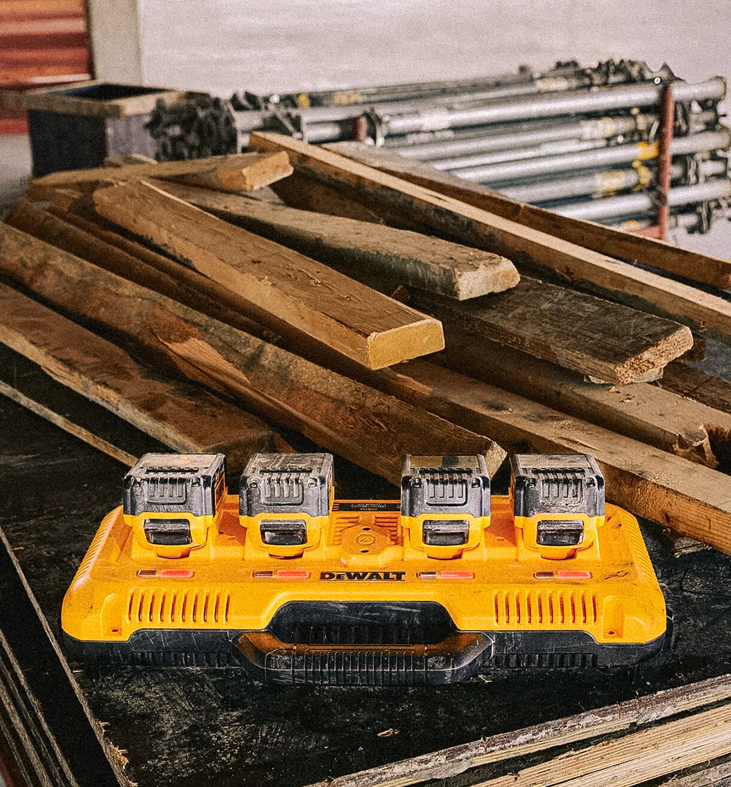 DCB104 Multilader 54V/18V/12V/10 Ekstra utsnitt av DCB104 Multilader 54V/18V/12V/10