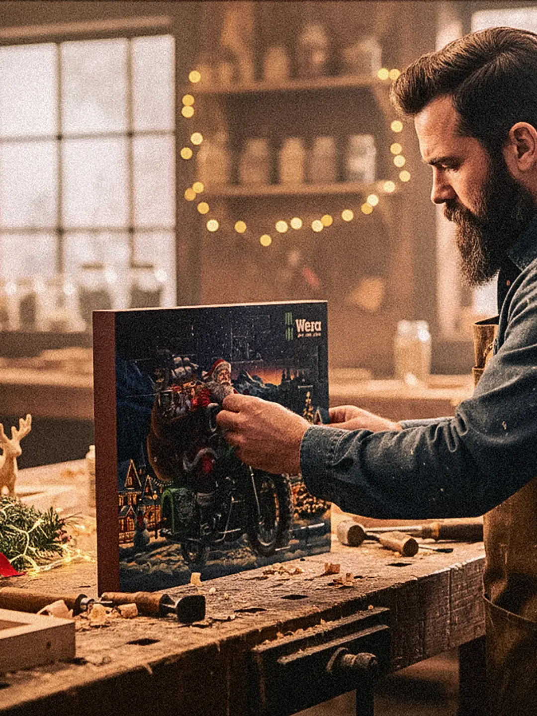 5136610001_Env-AI_01 Ekstra utsnitt av Adventskalender 2025 (produktet) i brukssituasjon