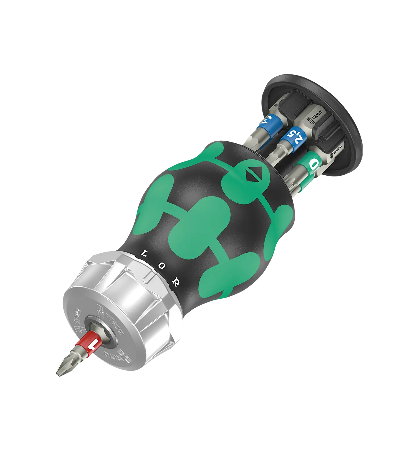 Fullt utsnitt av Kraftform Kompakt Bicycle Set 5 Bitsskrutrekker Kubbe 6 bits (produktet) fremstilt på en transparent bakgrunn