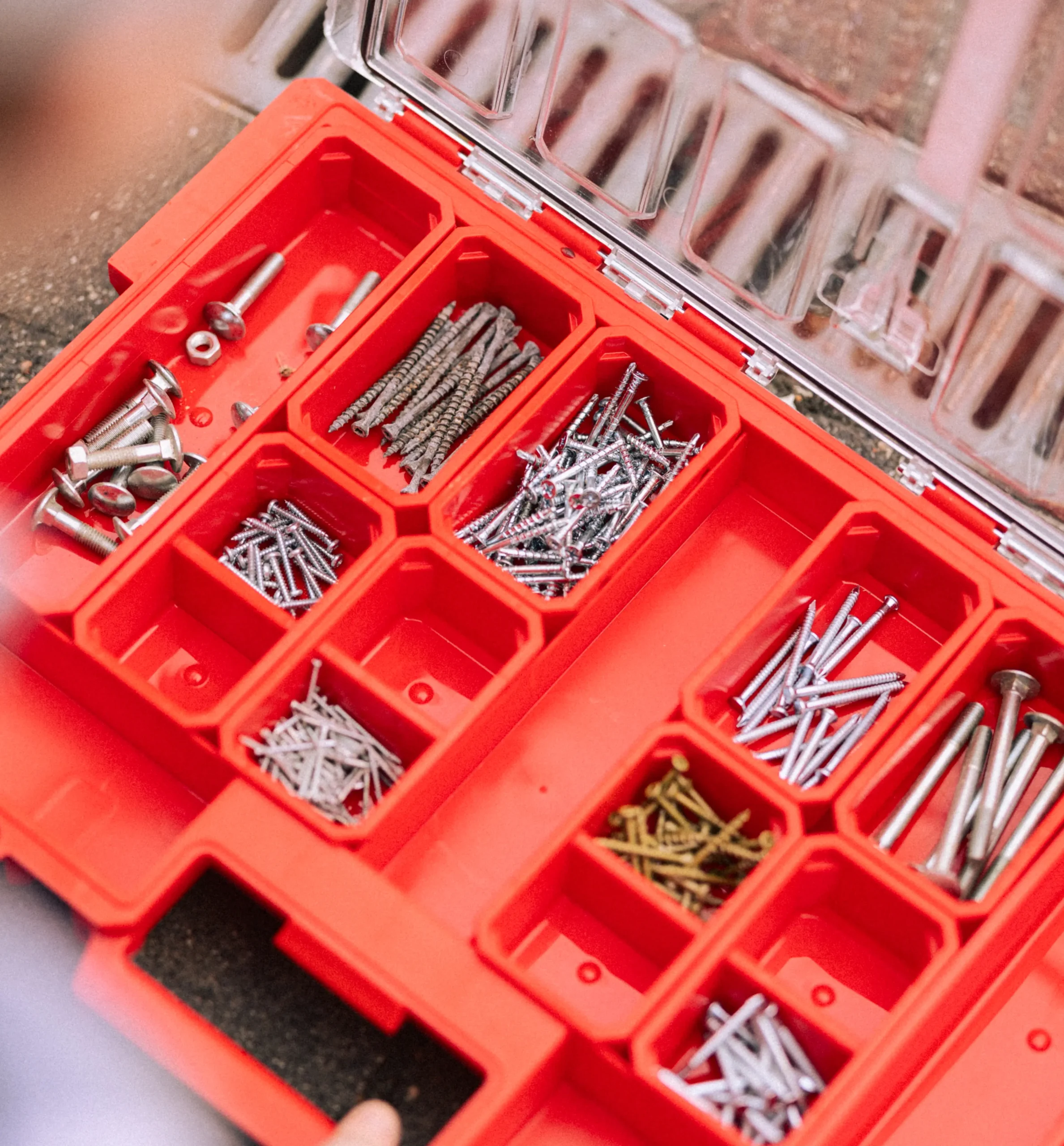 Ekstra utsnitt av One L Sortimentskrin 8cm (produktet) i brukssituasjon