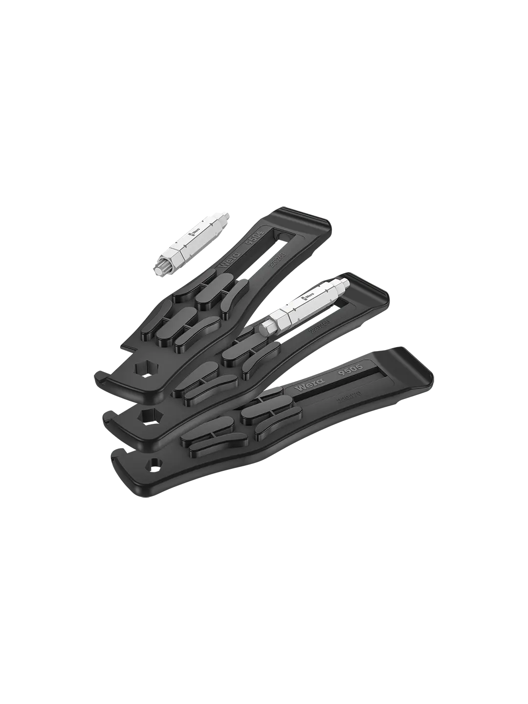 Fullt utsnitt av Bicycle Set 15 Sykkelverktøysett 5 deler (produktet) fremstilt på en transparent bakgrunn