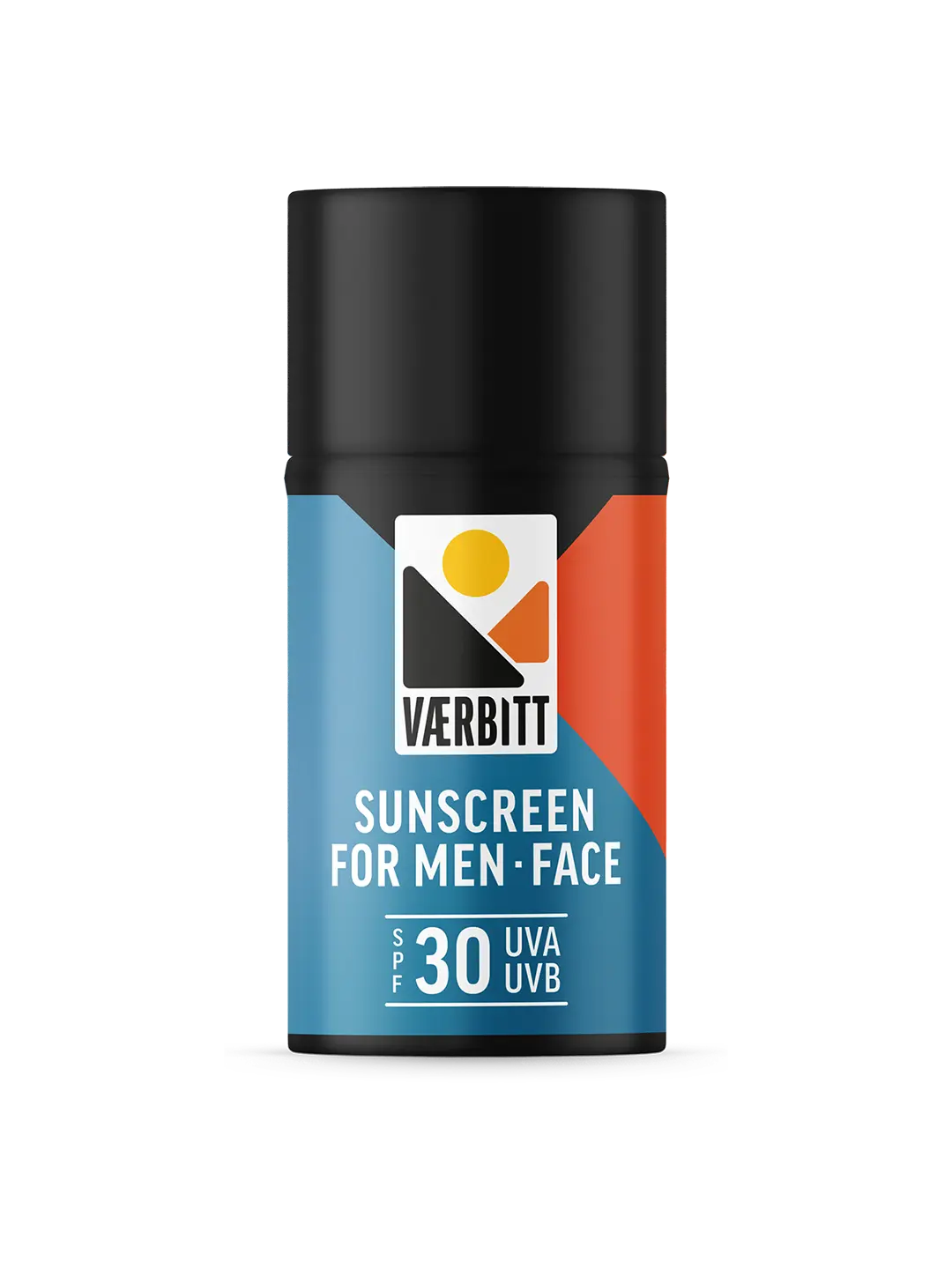 Ekstra utsnitt av Solkrem for menn Ansikt Faktor SPF30 50ml (produktet) i brukssituasjon